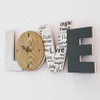 European Romantic Decorated Living Room Popular Love Wall Clock