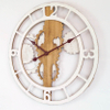 Industrial White Living Room Wall Clock