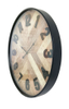 Wholesale Black Glass Clock Custom Round Shape wall clock